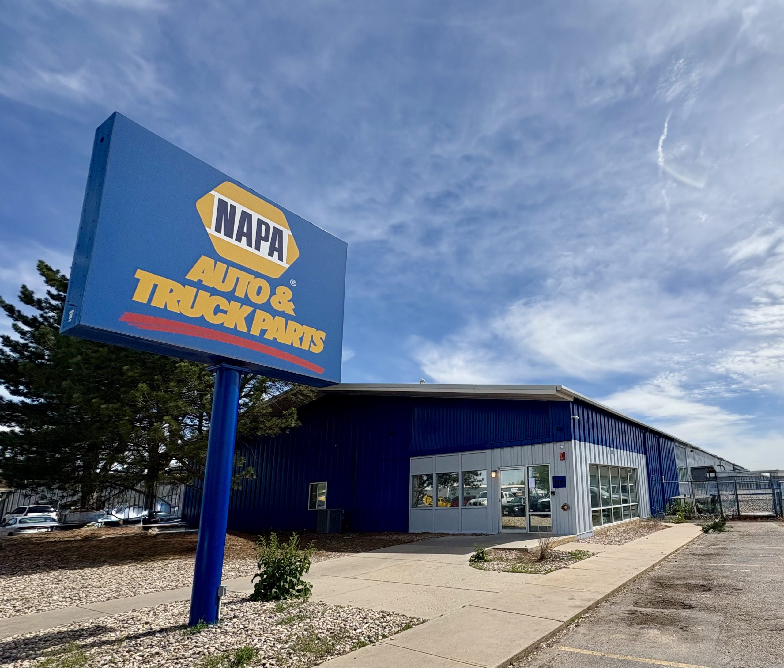 painted auto parts store