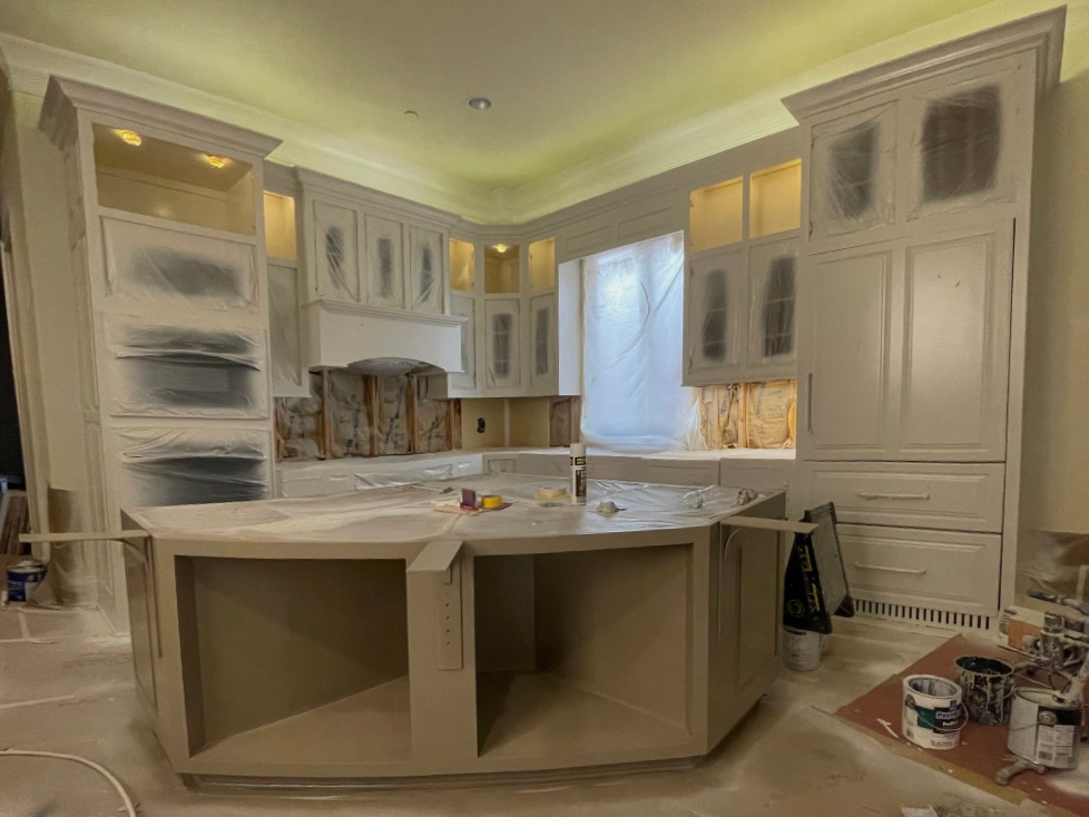 Major Kitchen Cabinet Refresh in Brentwood, TN Before