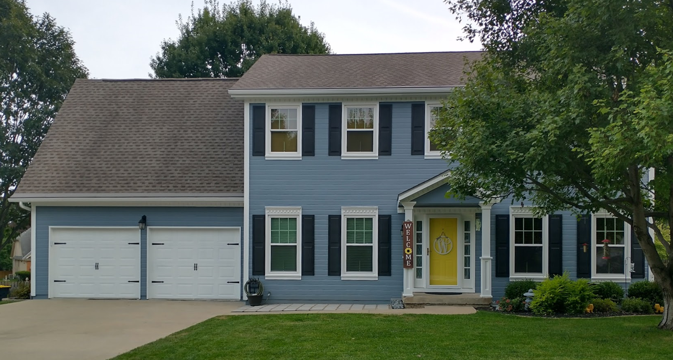 Blue Springs Exterior Painting - After with great curb appeal