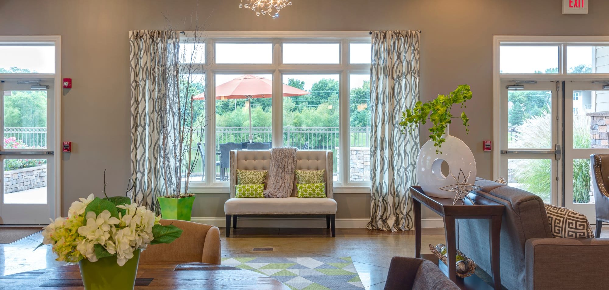 home set up for home sale