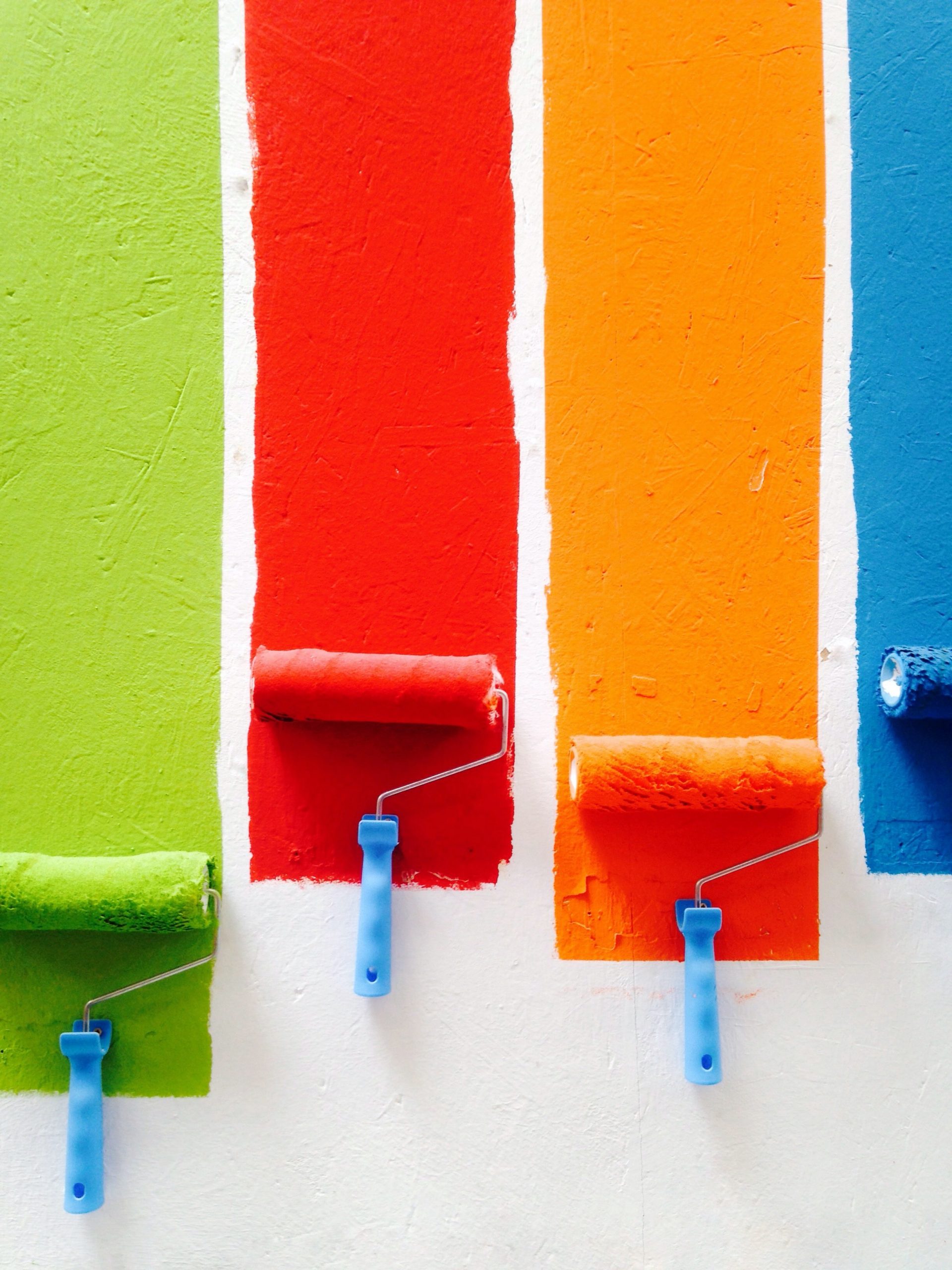 different types of paint drying