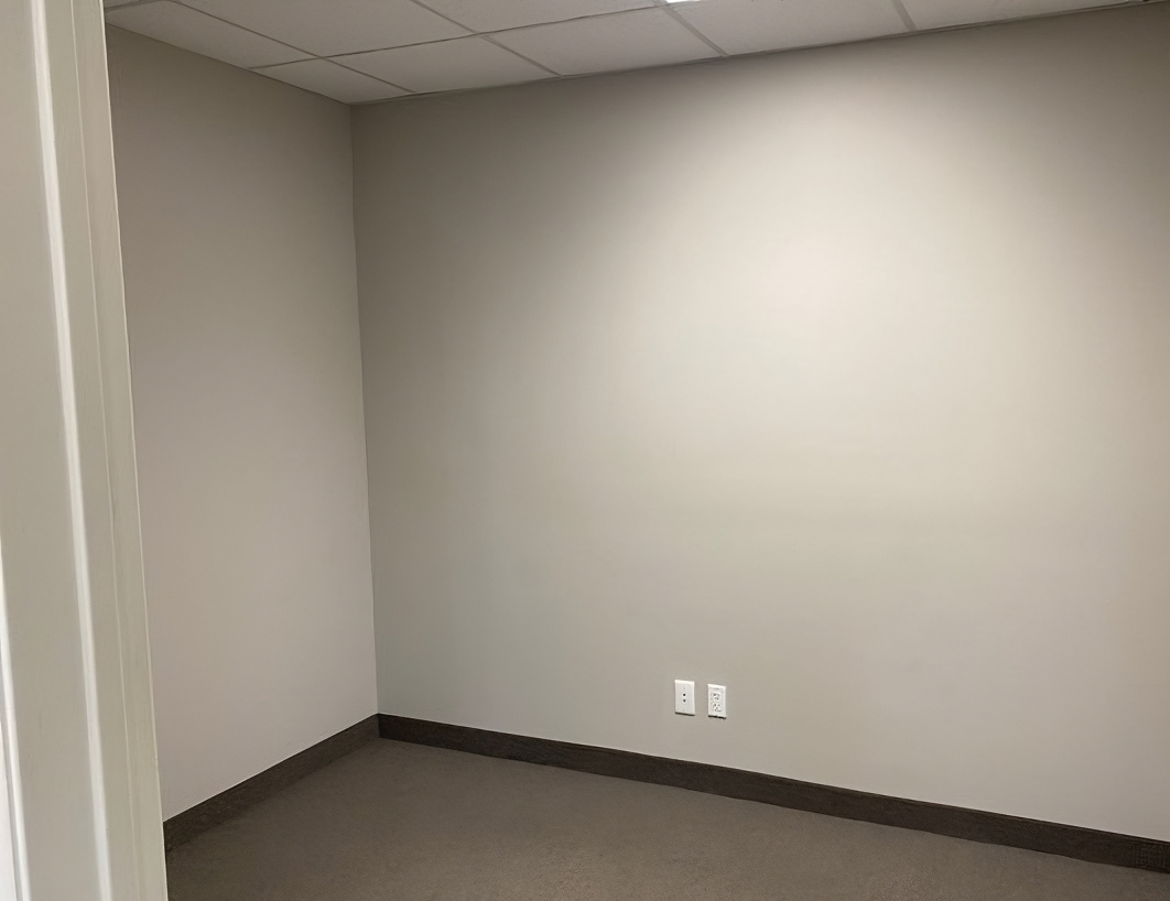 Blank Wall Repainted Tan Before