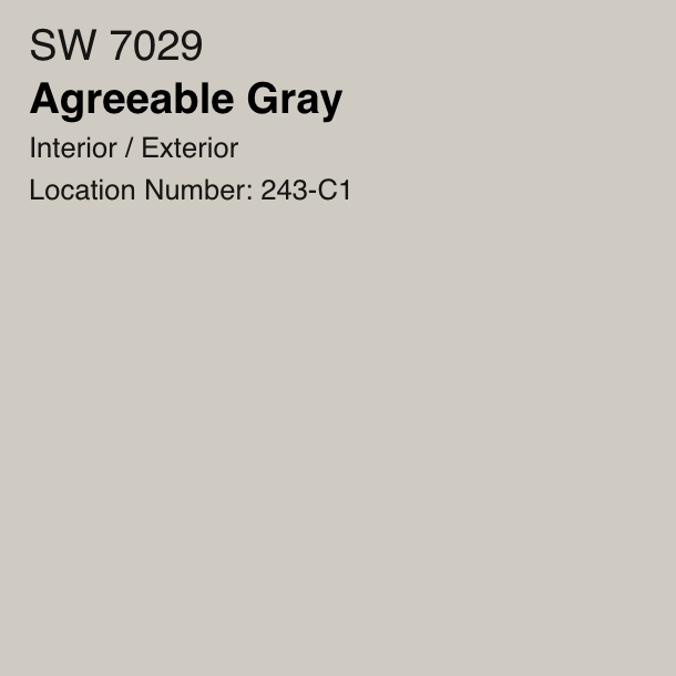 agreeable gray