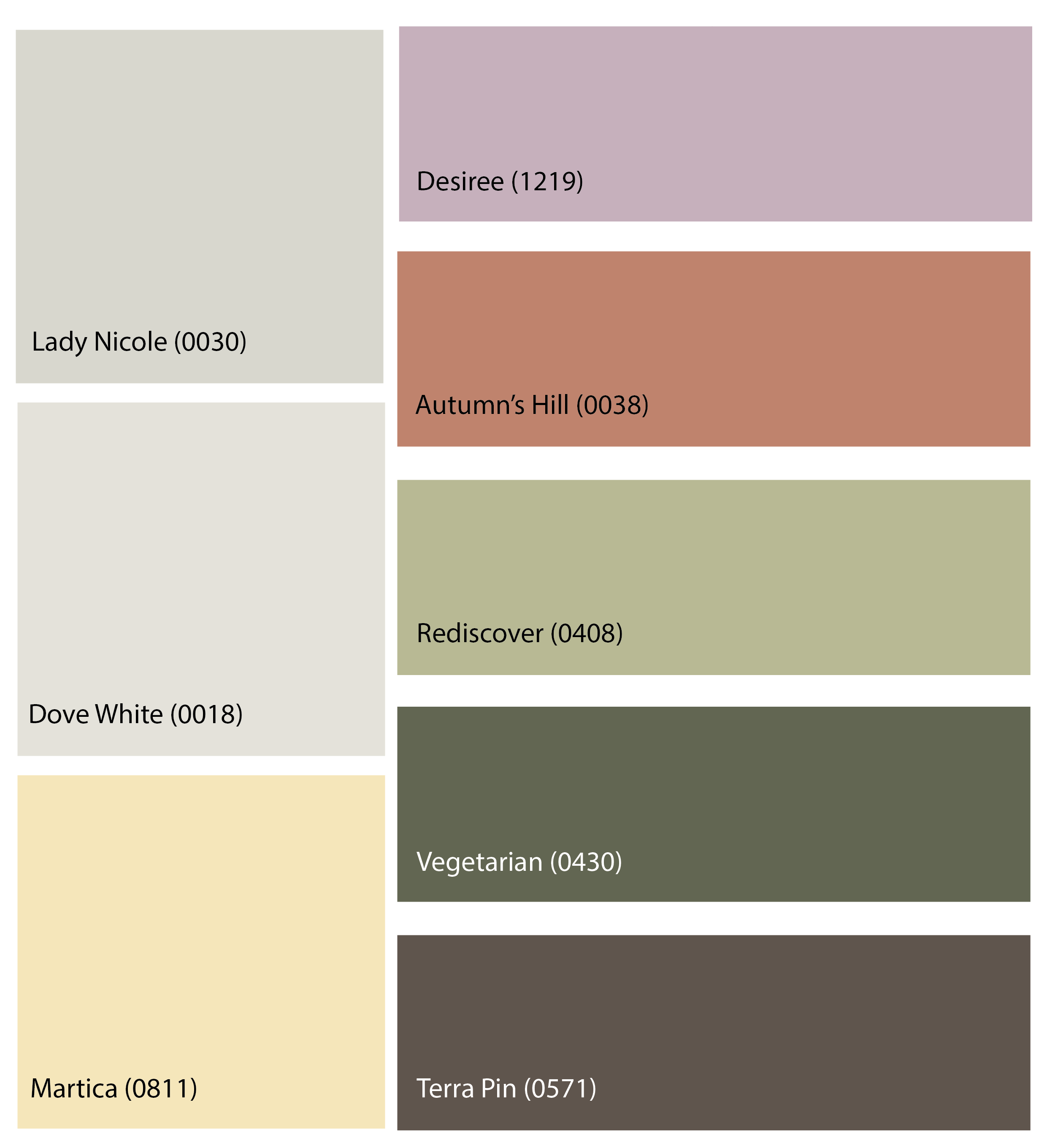 Rodda Paint Colors