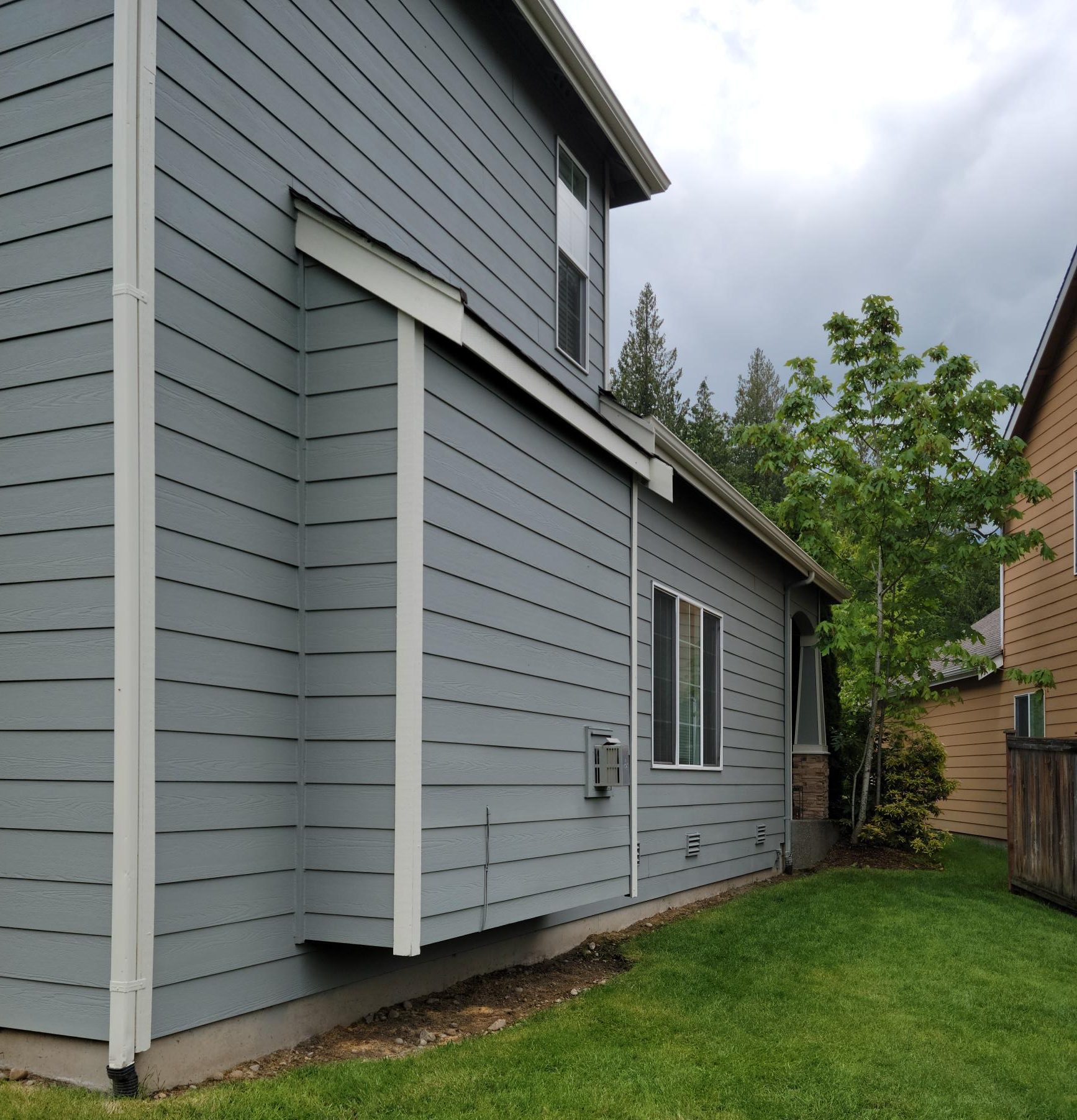 Wood Exterior Painting Final Result 