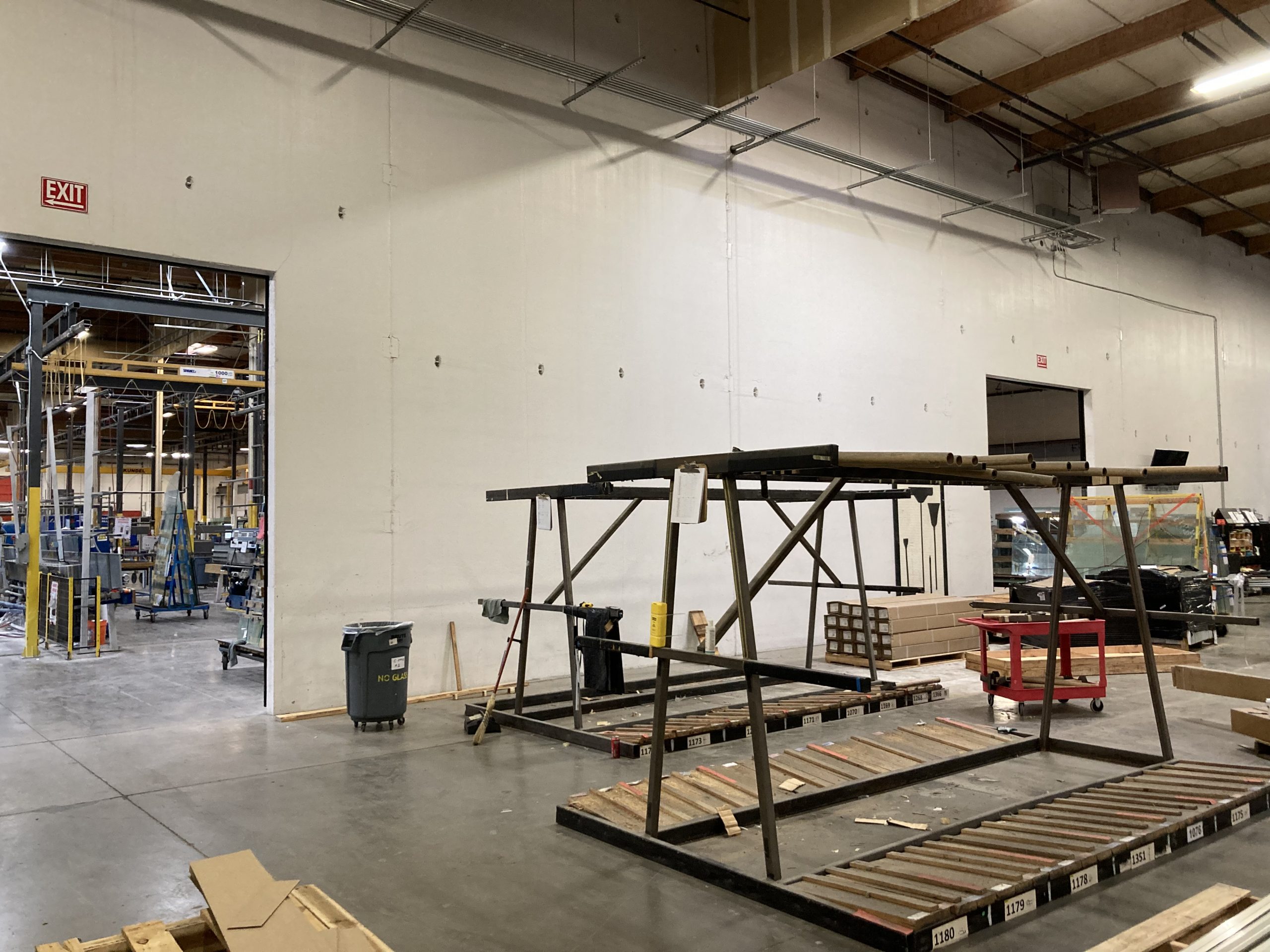 Industrial Wall Before the Paint