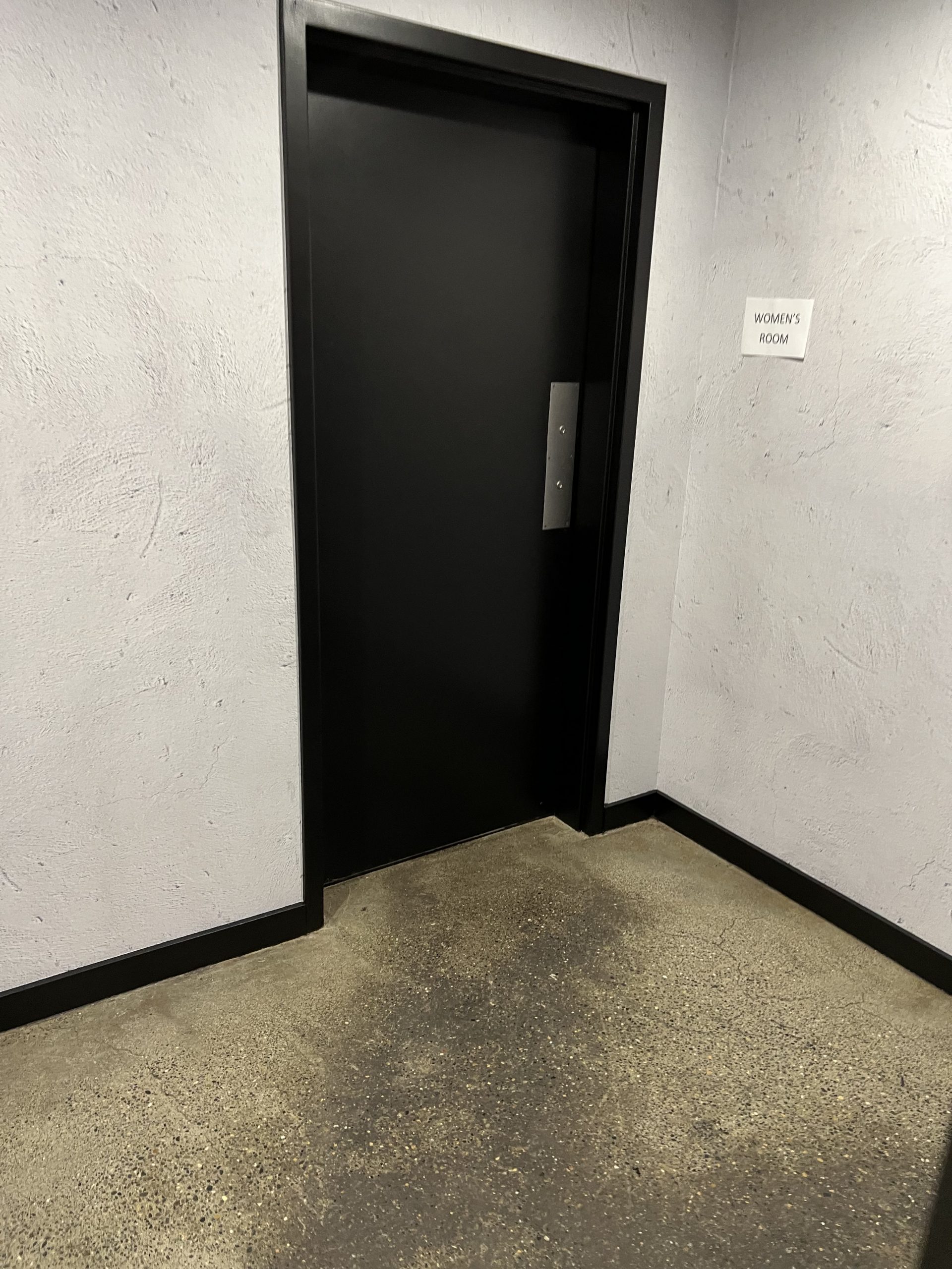 Commercial Bathroom Door Painting