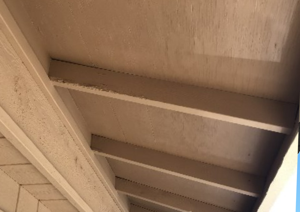 Home Awning Repaint Before