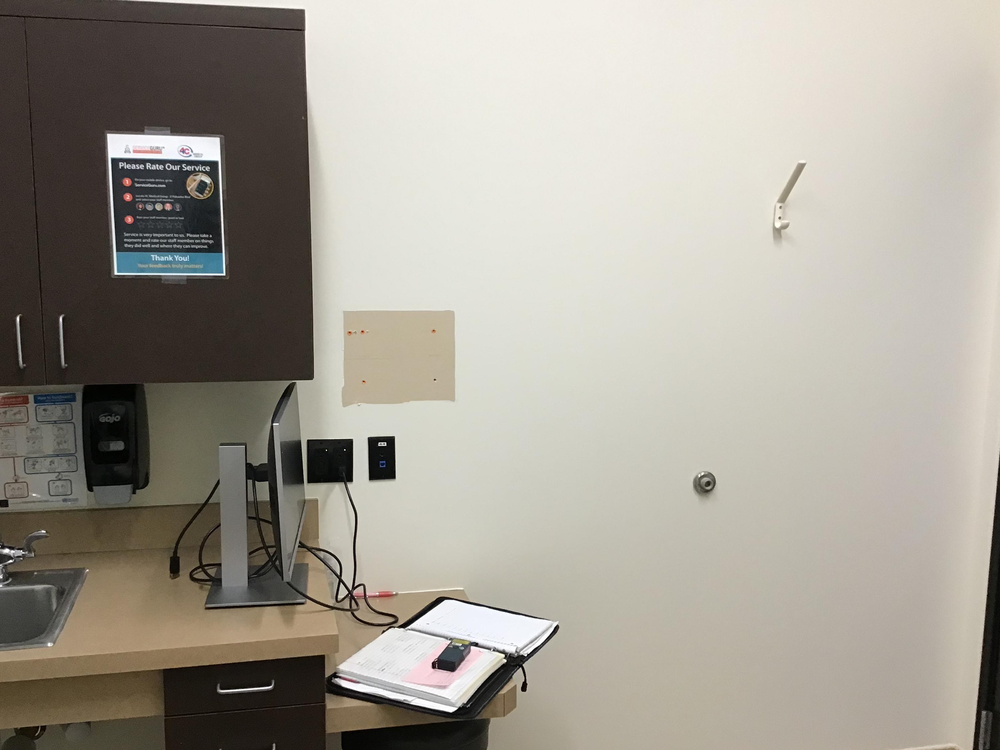 Medical Office Painting Before