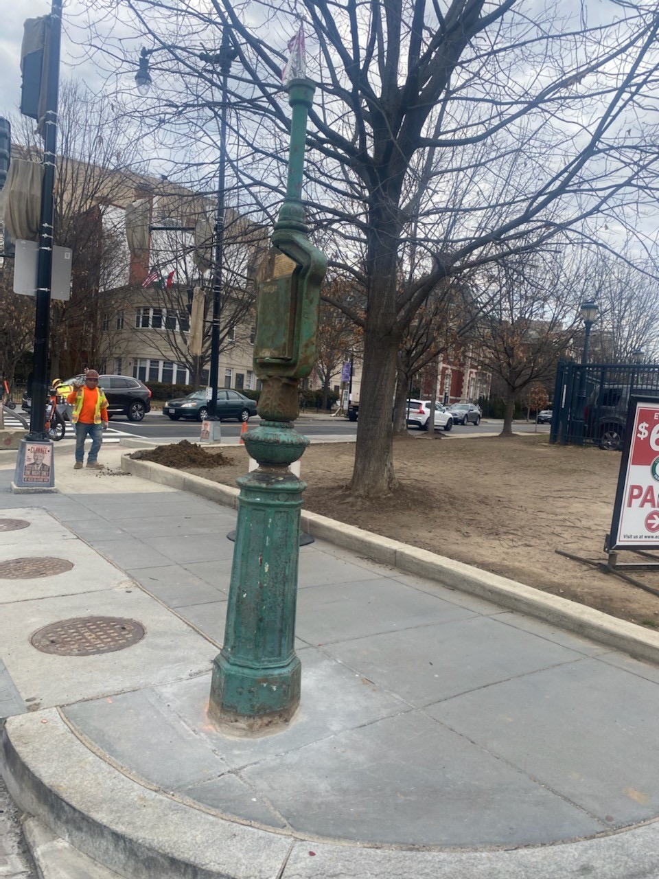 Before and After of Call Box Restoration Before
