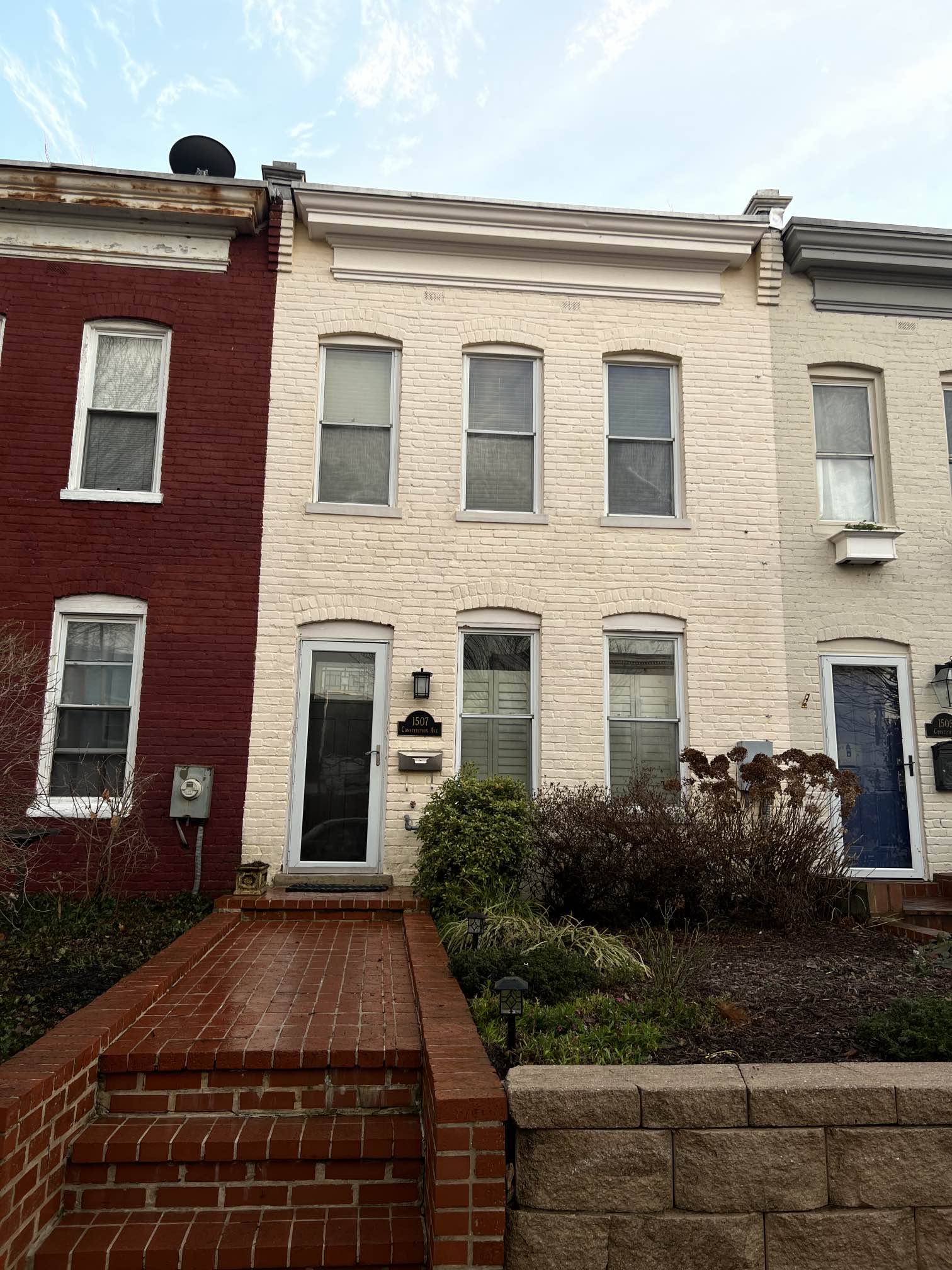 Exterior Row Home Painting Update After