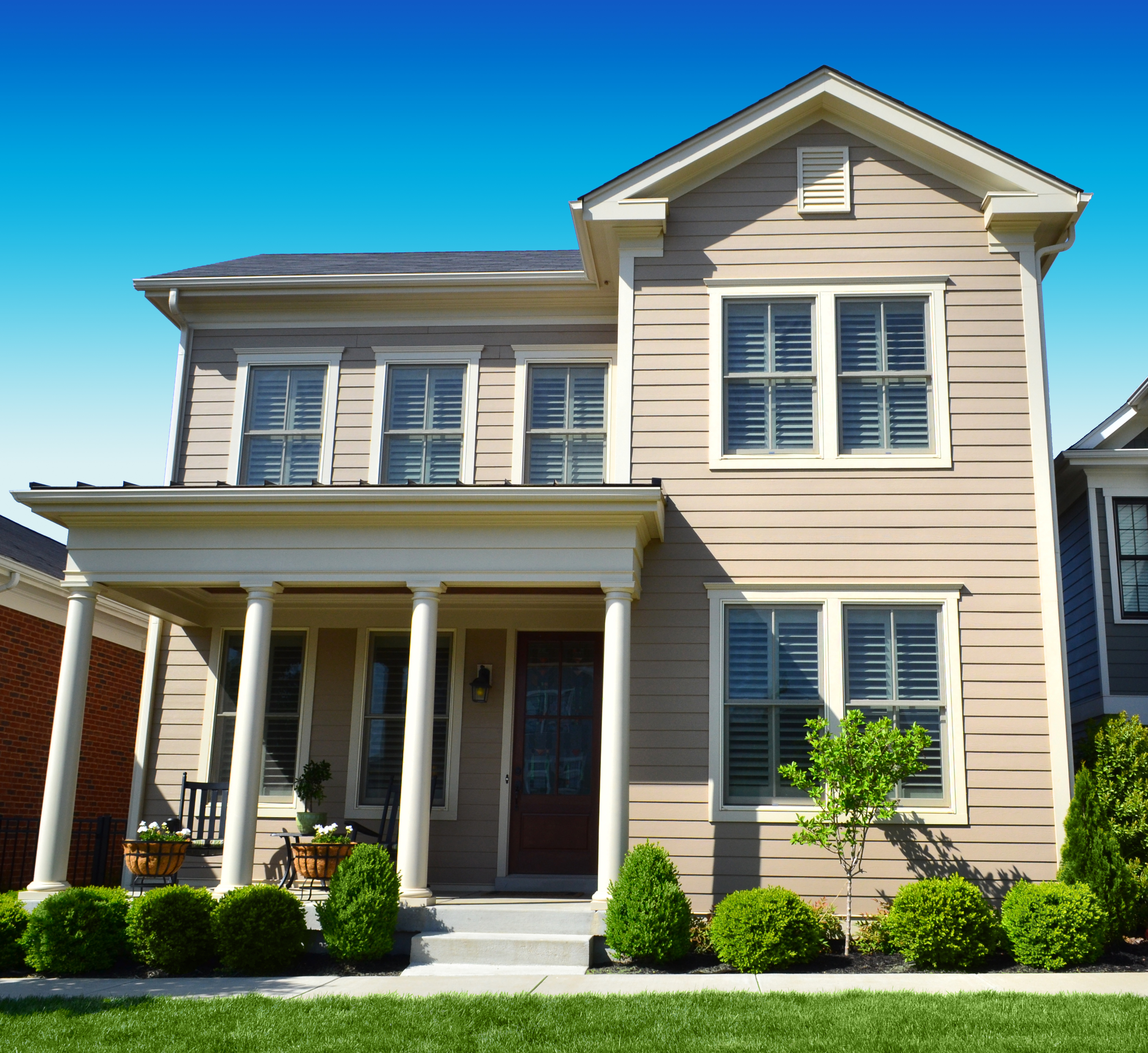 Exterior house painting by CertaPro painters in Alexandria, VA