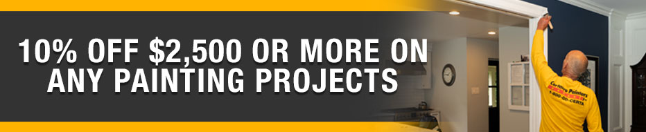 10% off any painting project $2,500 or more