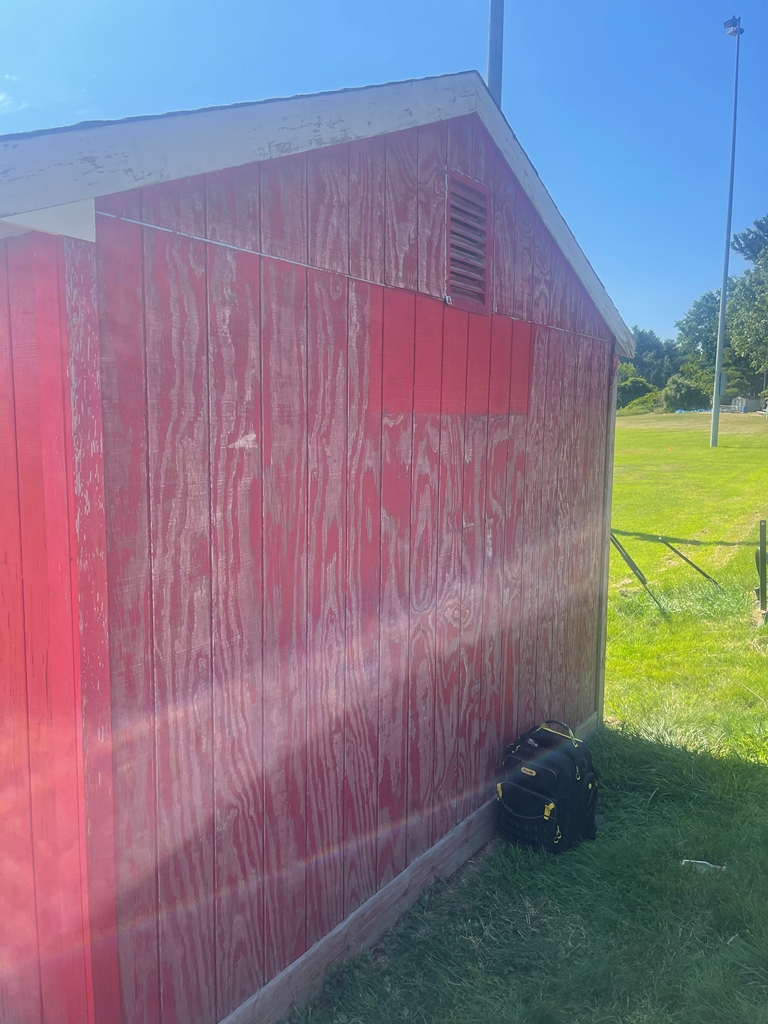Tewksbury Football Shed Before