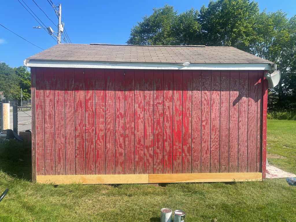Tewksbury Football Shed Before