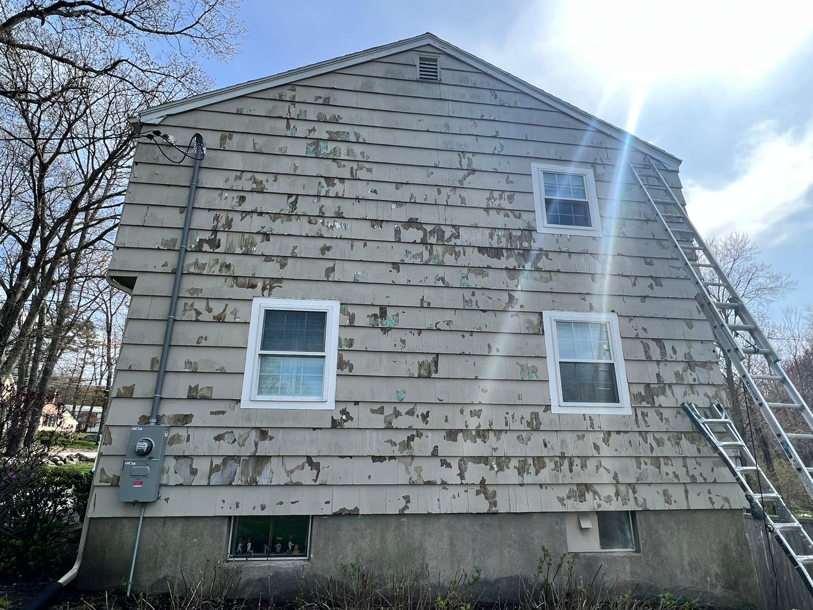 North Andover Exterior House Painting Before