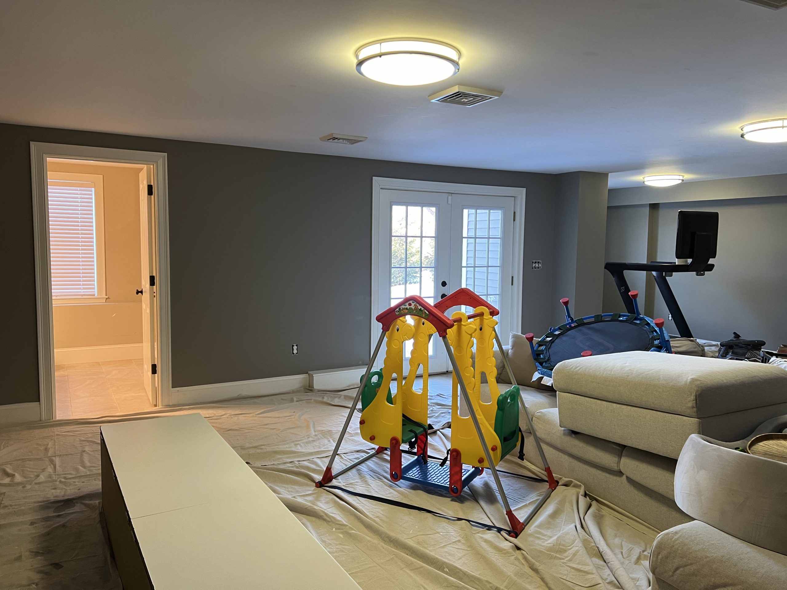 Basement Before & After Before