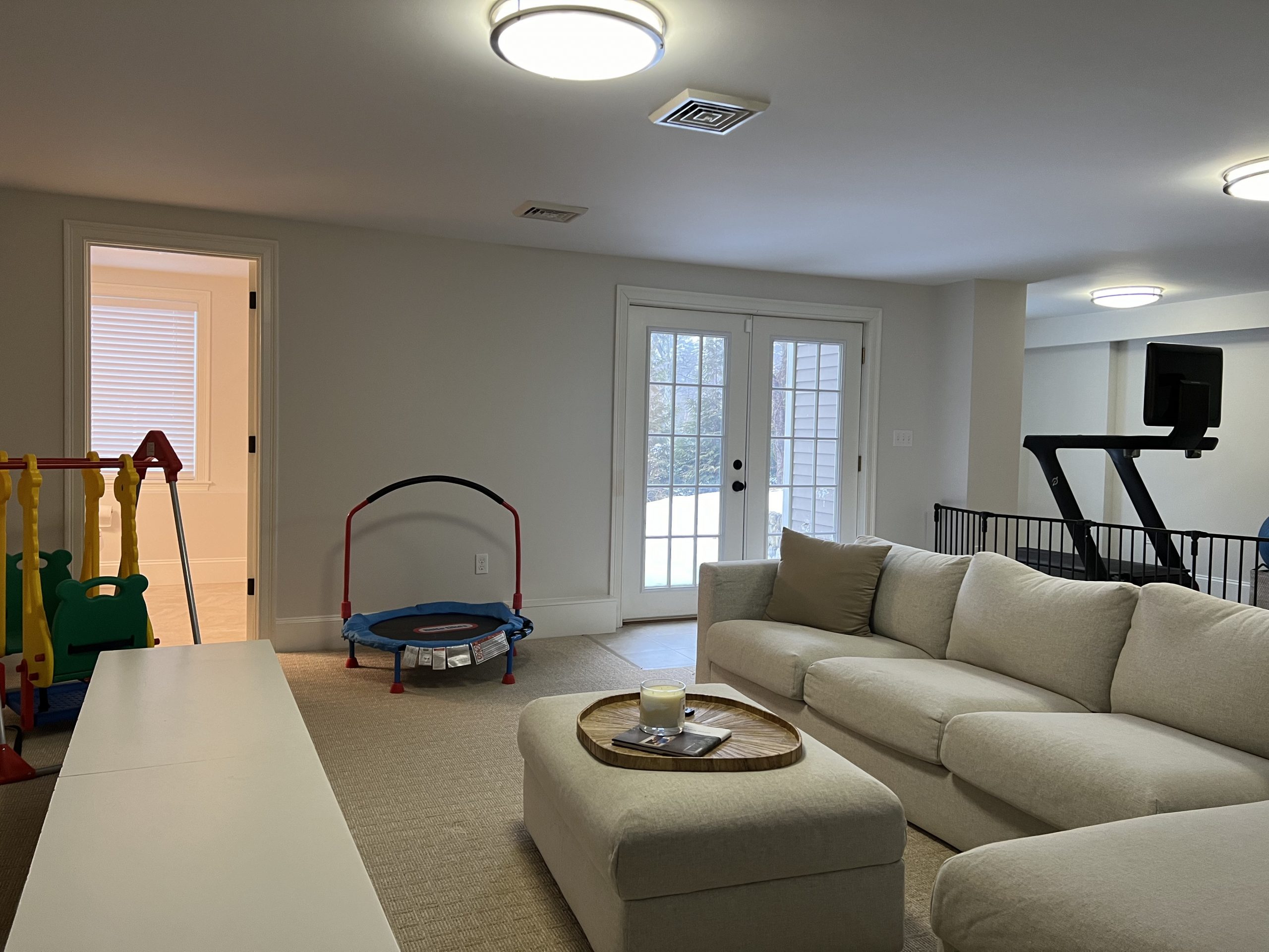 Basement Before & After After