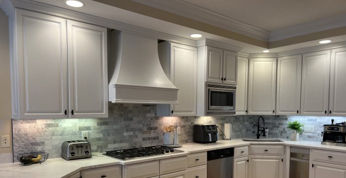 Check out our Cabinet Refinishing and Repainting
