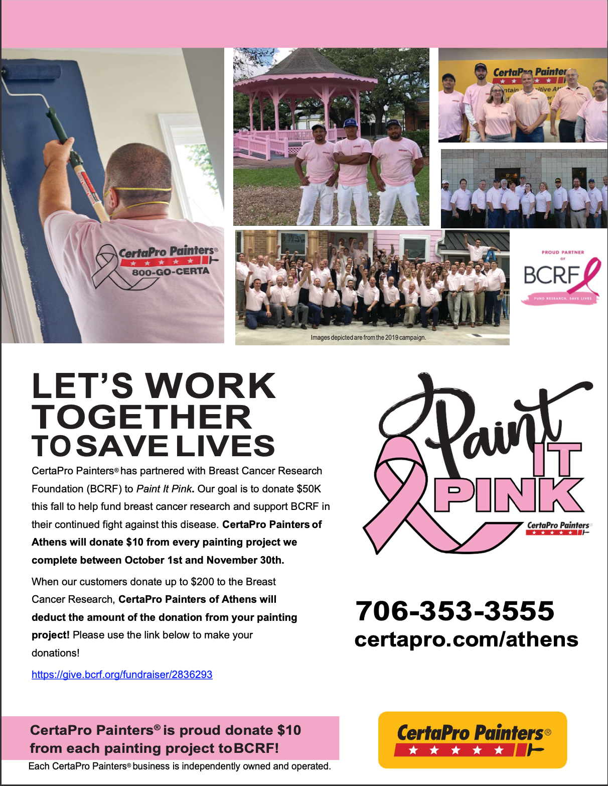 paint it pink flyer