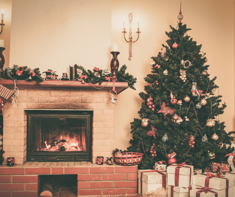 decorated living room