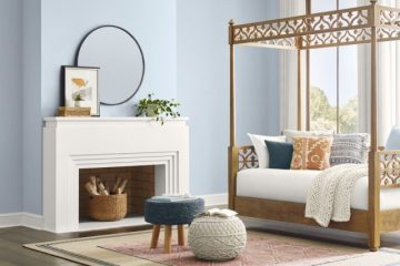 Upward Blue in Bedroom 