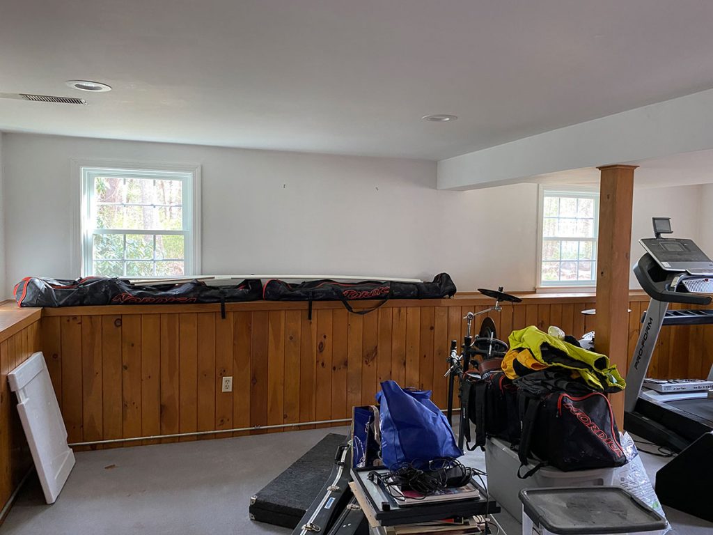 Wall Paneling Interior Painting Before