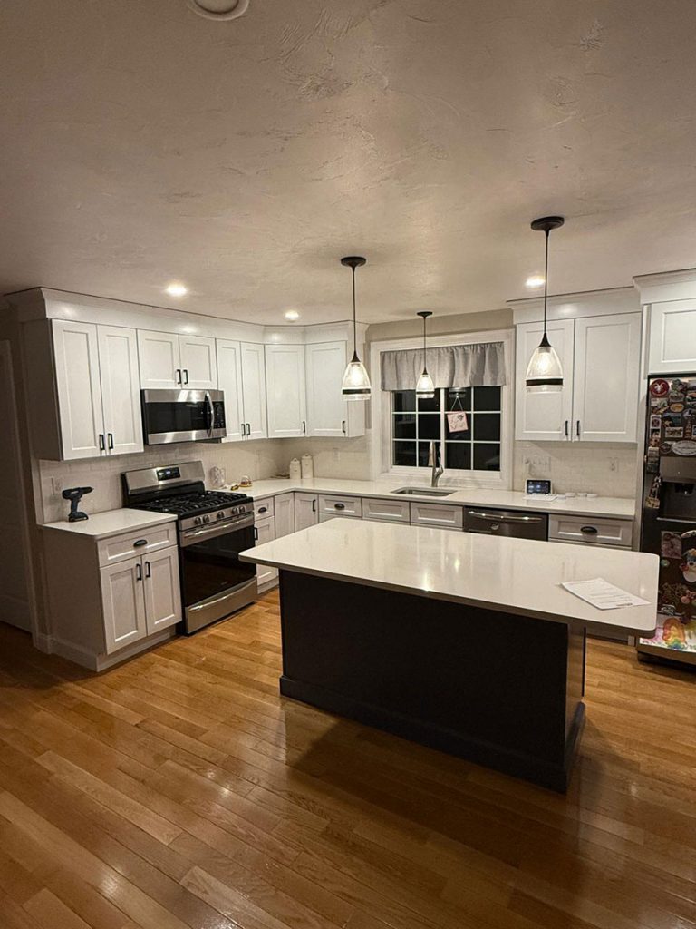 kitchen cabinet painting after