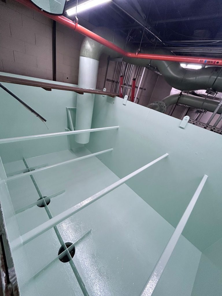 industrial tank coaing after