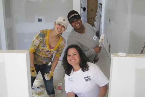 Habitat for Humanity,volunteer, Jefferson Street, April 2009
