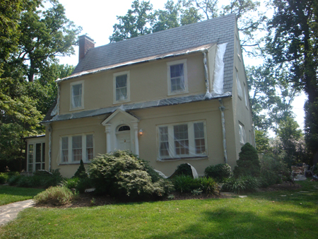 Exterior painting by CertaPro house painters in Homeland, MD