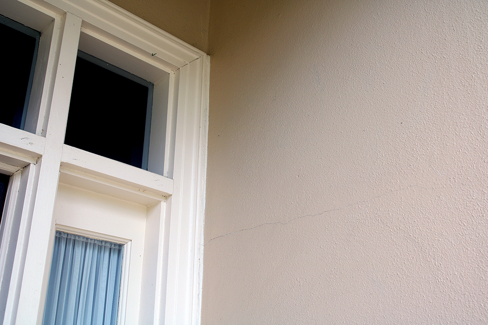 discolored stucco