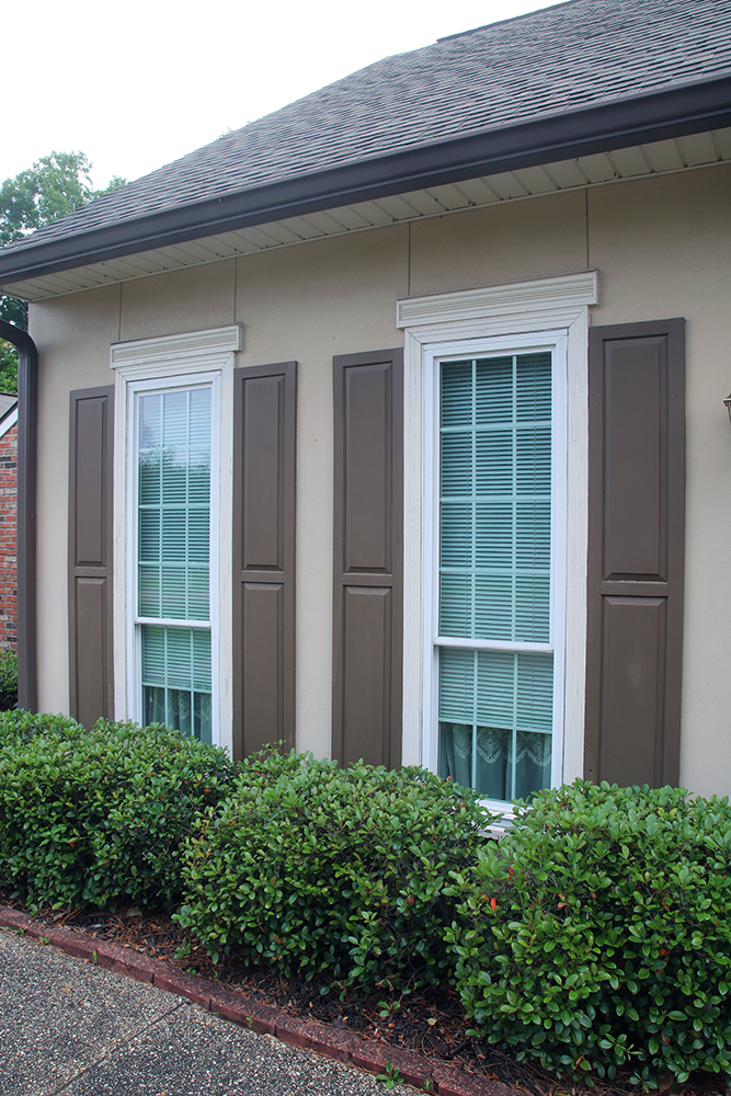 finished exterior house paint