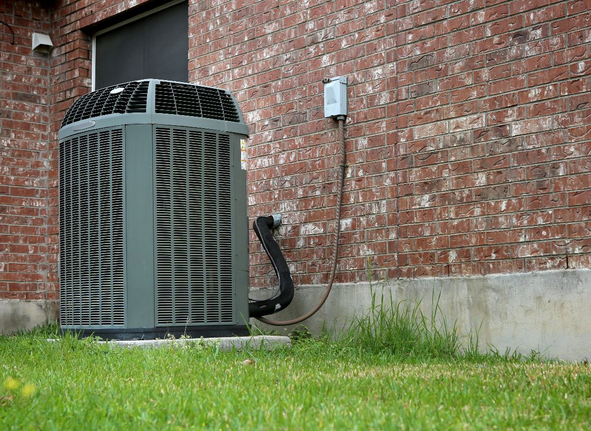 ac unit outside house