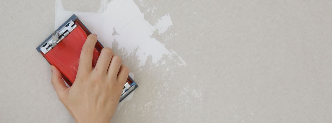 sanding drywall
