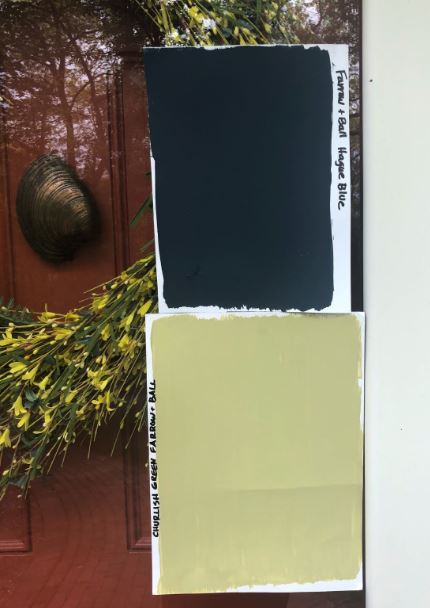 Paint Samples on Door