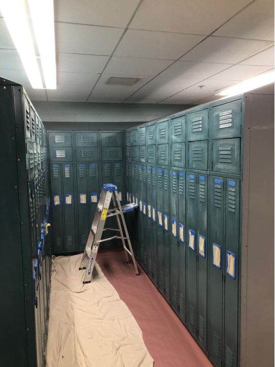 prep for locker painting