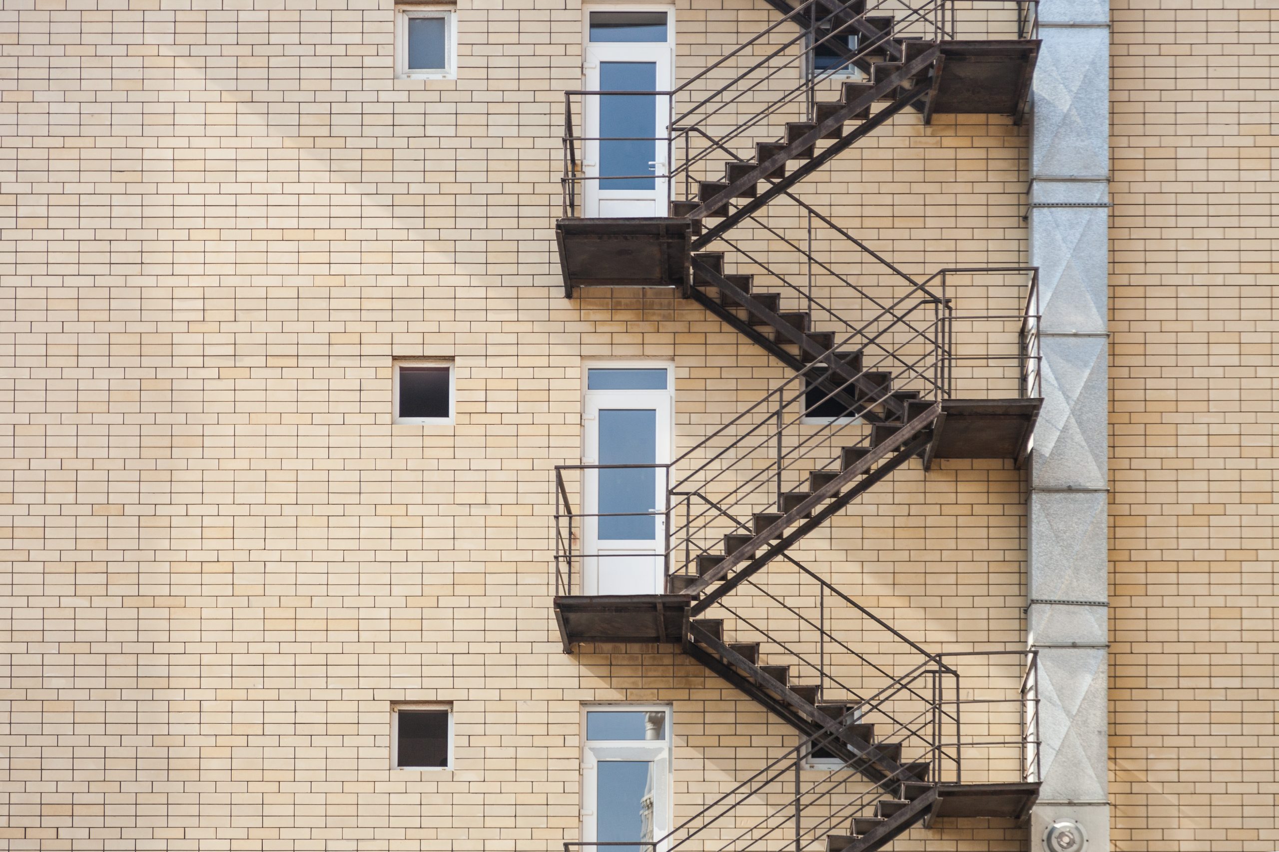 fire escape painting