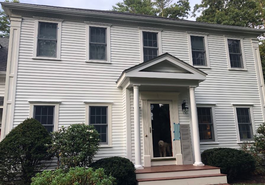  The clapboards are done - I’m finally able to relax that the colors we chose are correct.