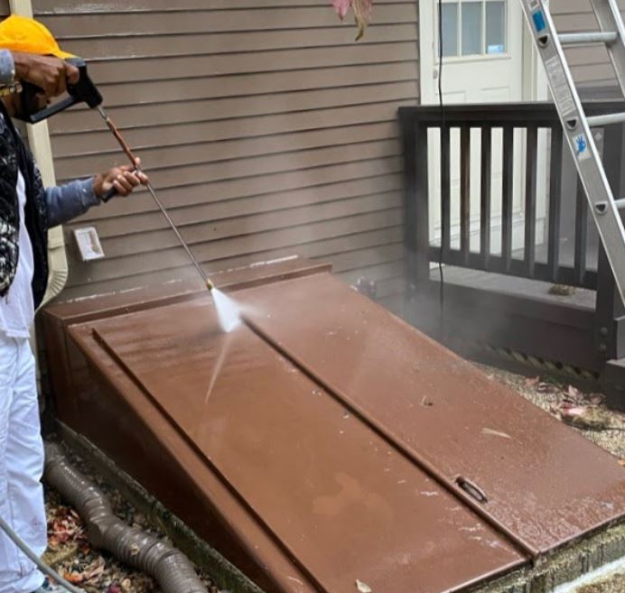 prep for bulkhead door painting