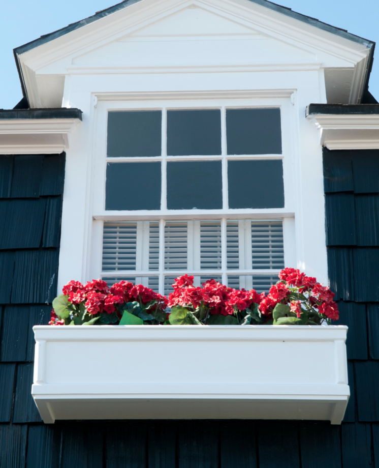 window box under window