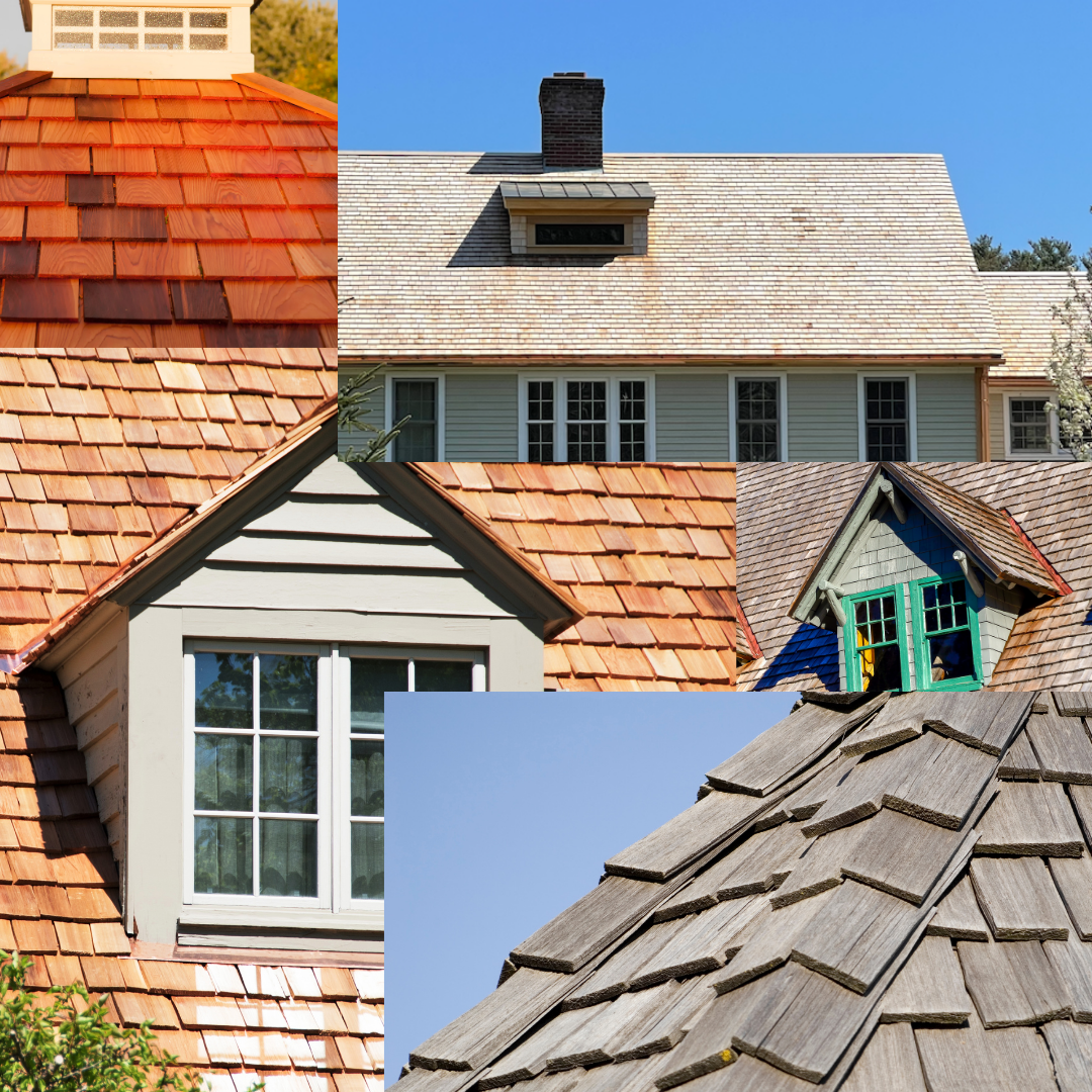 Different cedar roof colors