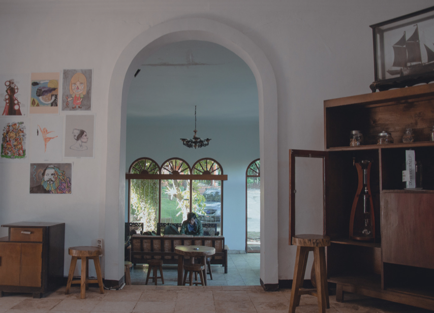 Horsehair plaster archway