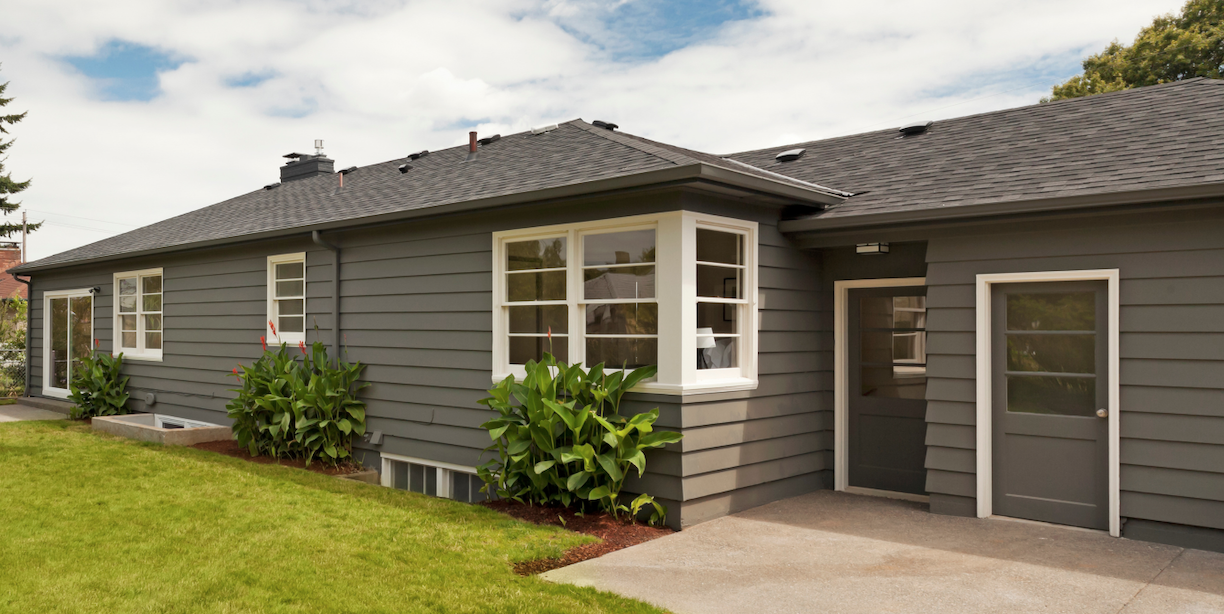 Brown ranch home in Canton MA