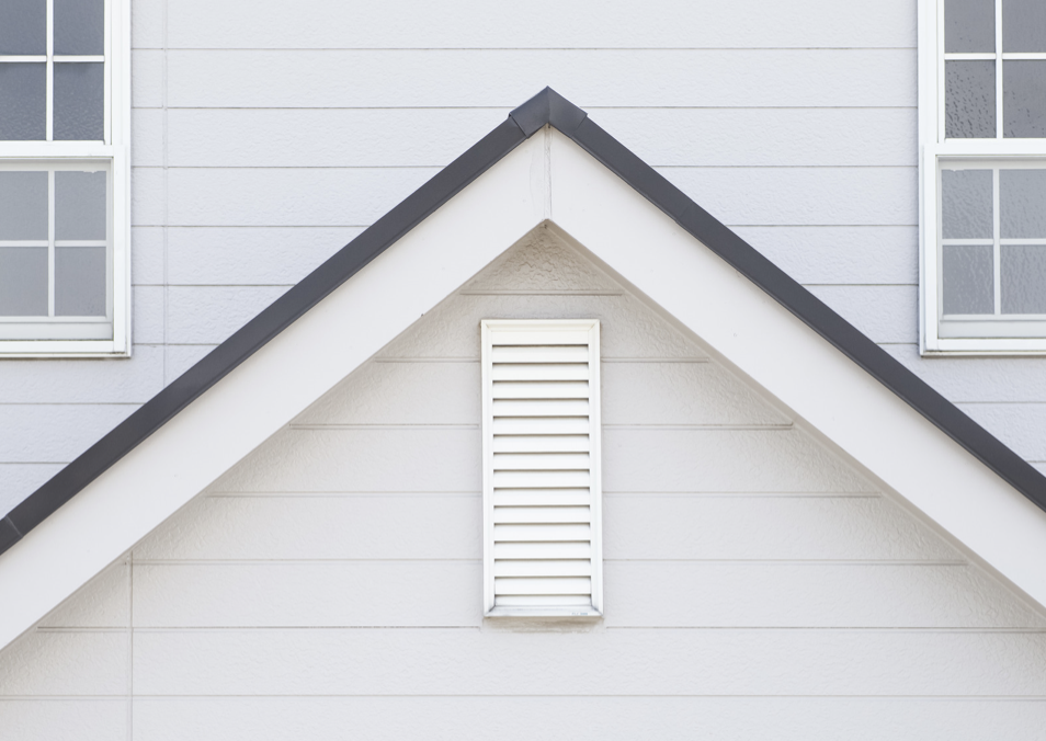 Close up of a white house