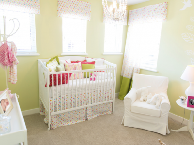 nursery inside a residential home