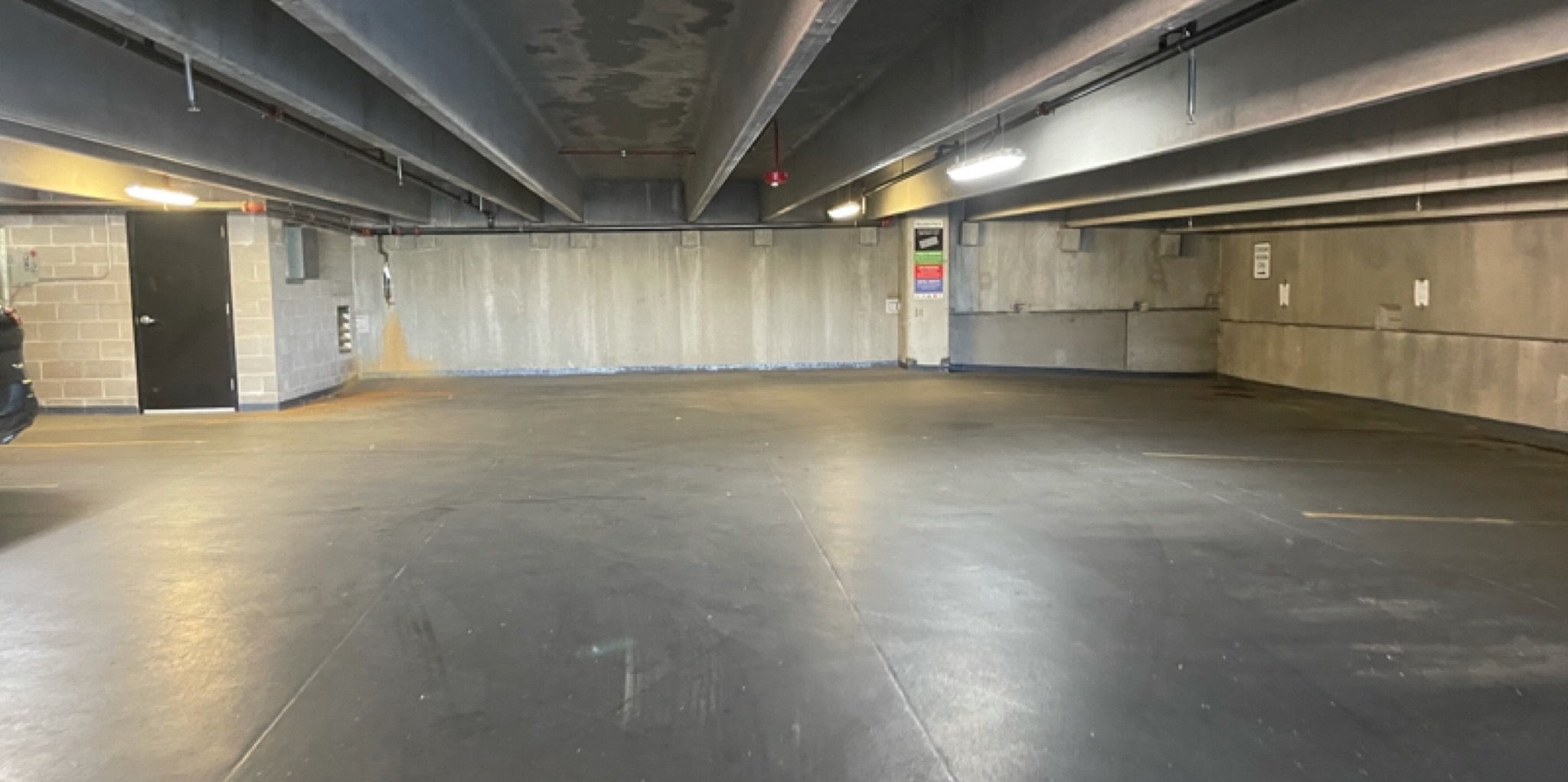 garage before painting