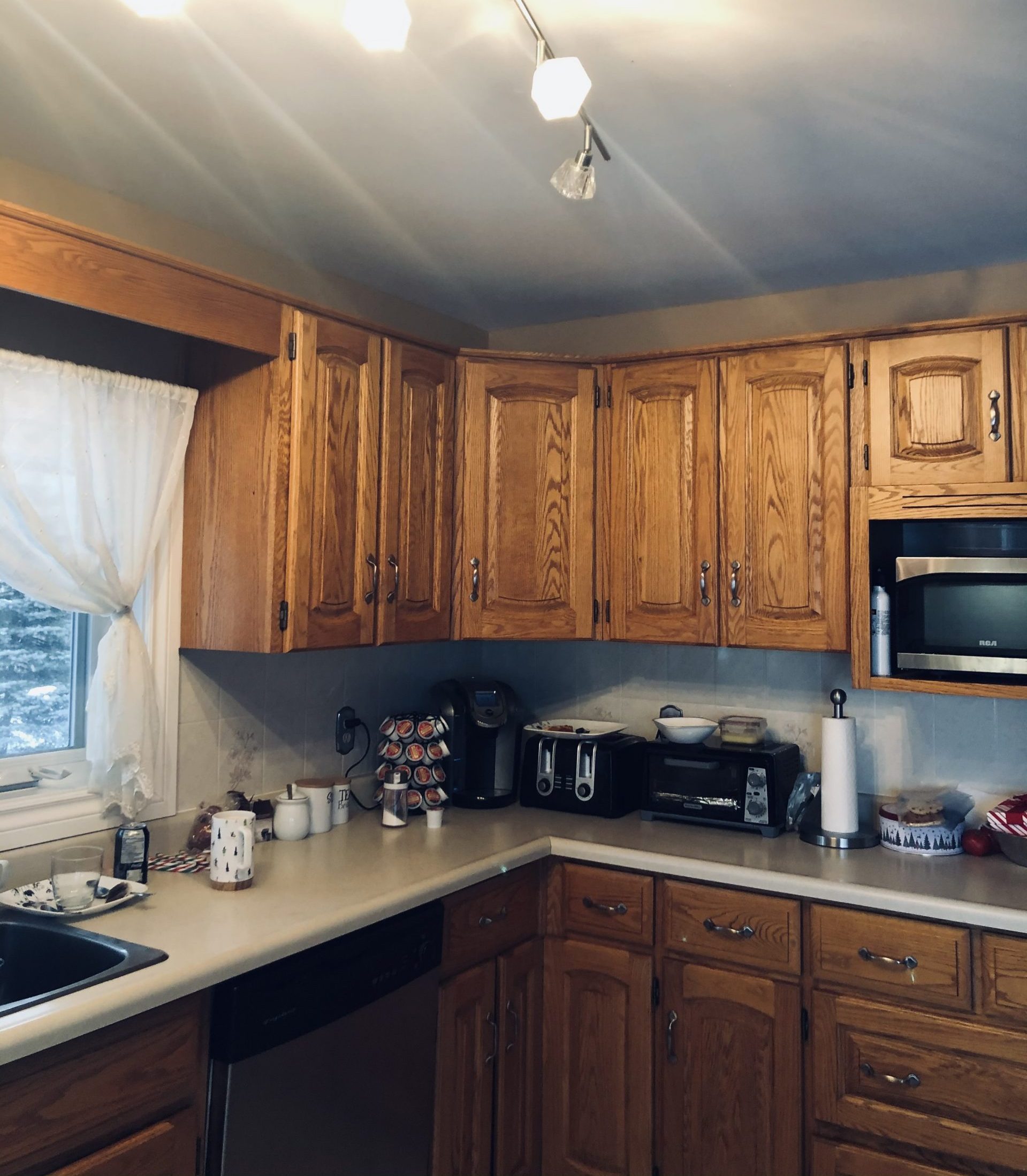 Cabinet Painting Before