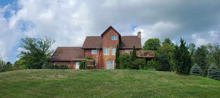 shelburne on exterior painting before