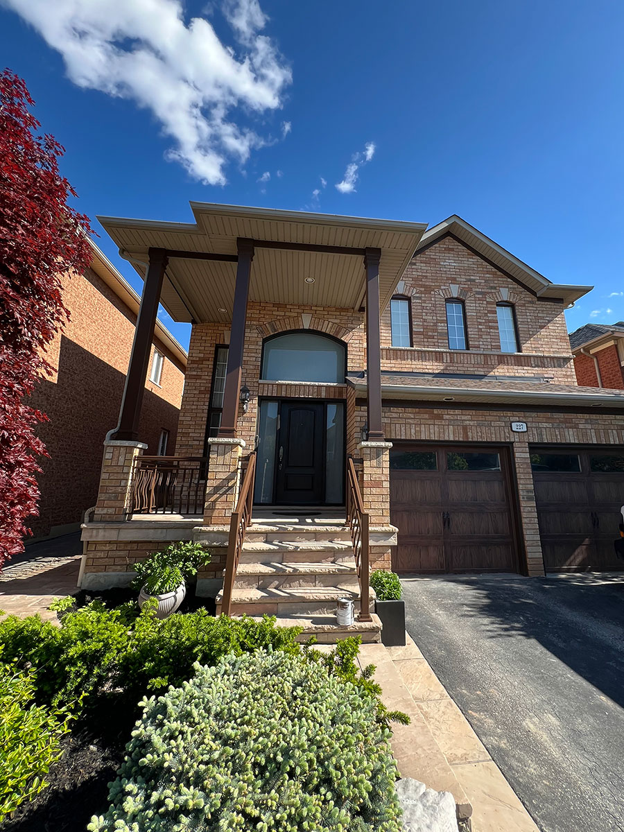 exterior painting brampton on after